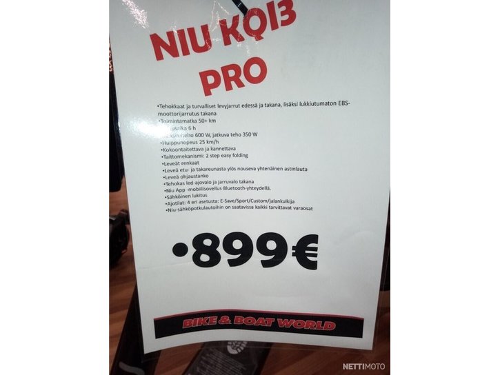 Sähkökulkuneuvot NIU N Sport 2022 5321709