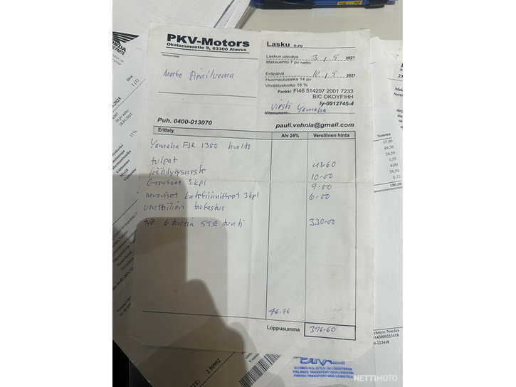 Moottoripyörä Yamaha FJR 2005 20848960