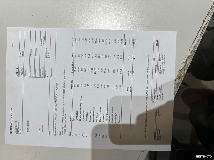 Moottoripyörä Kawasaki Z 2011 22699207