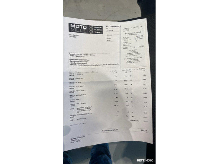 Moottoripyörä Yamaha FJR 2005 24186250