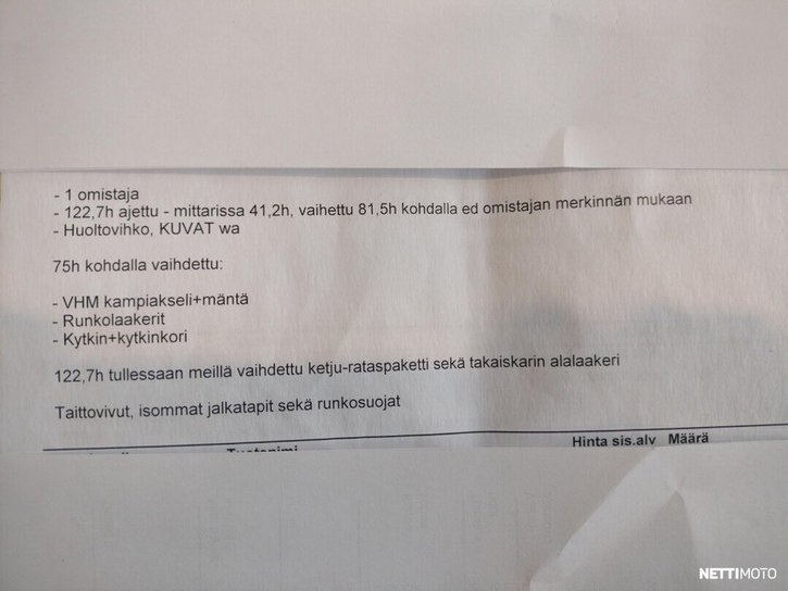 Moottoripyörä Yamaha YZ 2022 25291750