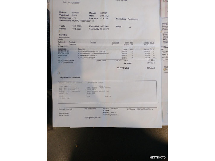 Moottoripyörä Honda CB 2014 25374166