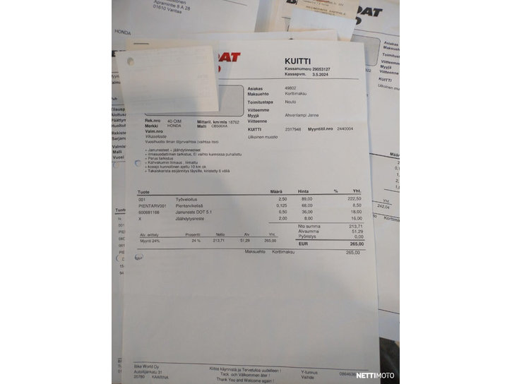 Moottoripyörä Honda CB 2014 25374174