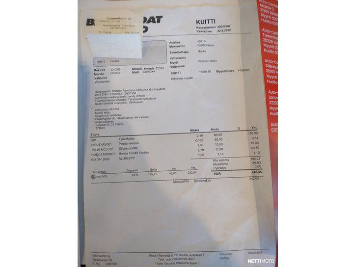 Moottoripyörä Honda CB 2014 25374183