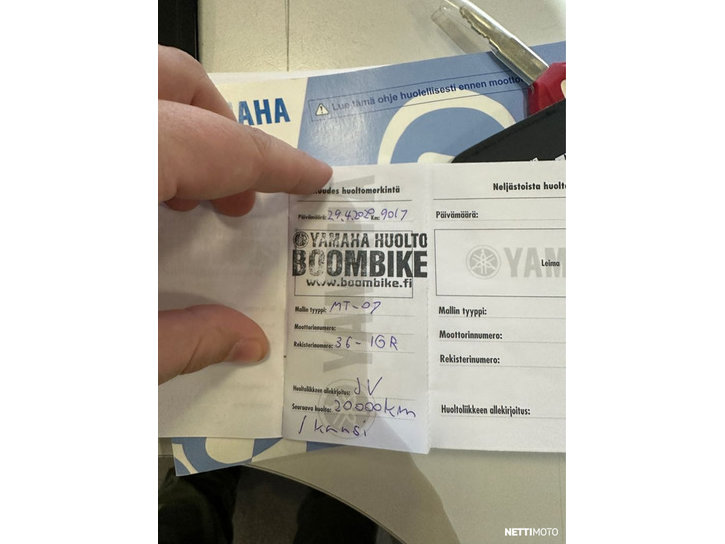 Moottoripyörä Yamaha MT-07 2015 25421325