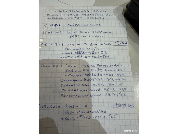 Moottoripyörä Honda GL 2018 25621780