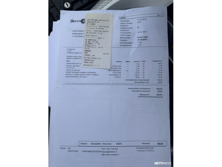 Moottoripyörä Honda XL 2008 25768908