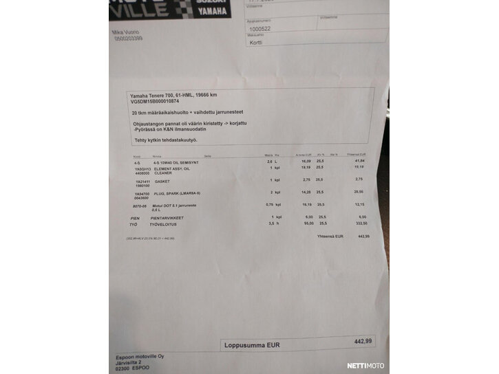 Moottoripyörä Yamaha XTZ 2024 26415556