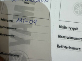 Moottoripyörä Yamaha MT-09 2014 26669762
