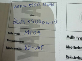 Moottoripyörä Yamaha MT-09 2014 26669764