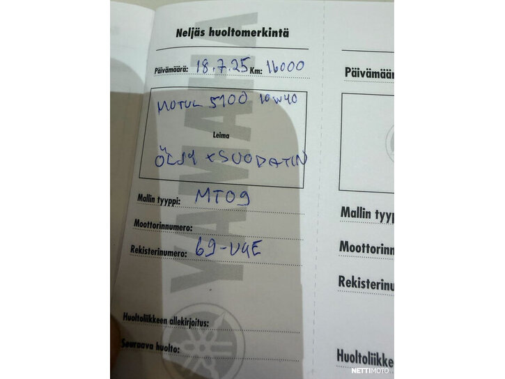 Moottoripyörä Yamaha MT-09 2014 26669764