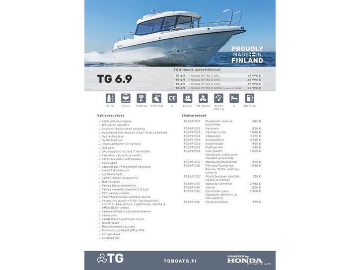 Moottorivene TG 6.9 2025 1942331