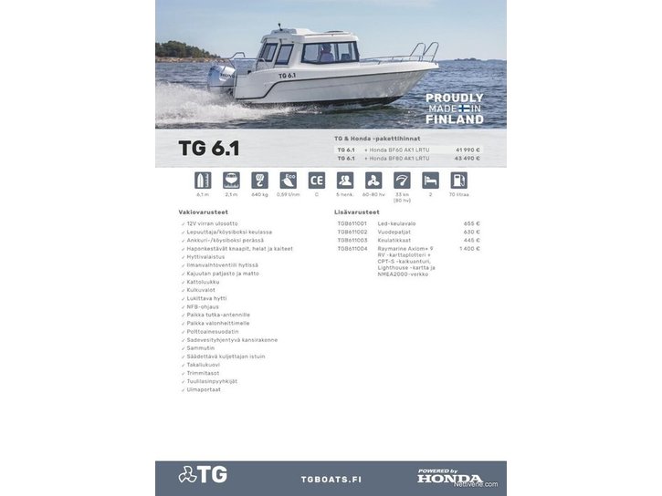 Moottorivene TG 6.1 2025 1942328