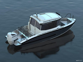 Moottorivene Silver SEAHAWK CABIN + BF200 2024 2303880