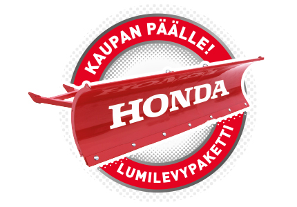 26YM Honda ATV - lumilevypaketti kaupan päälle - tag