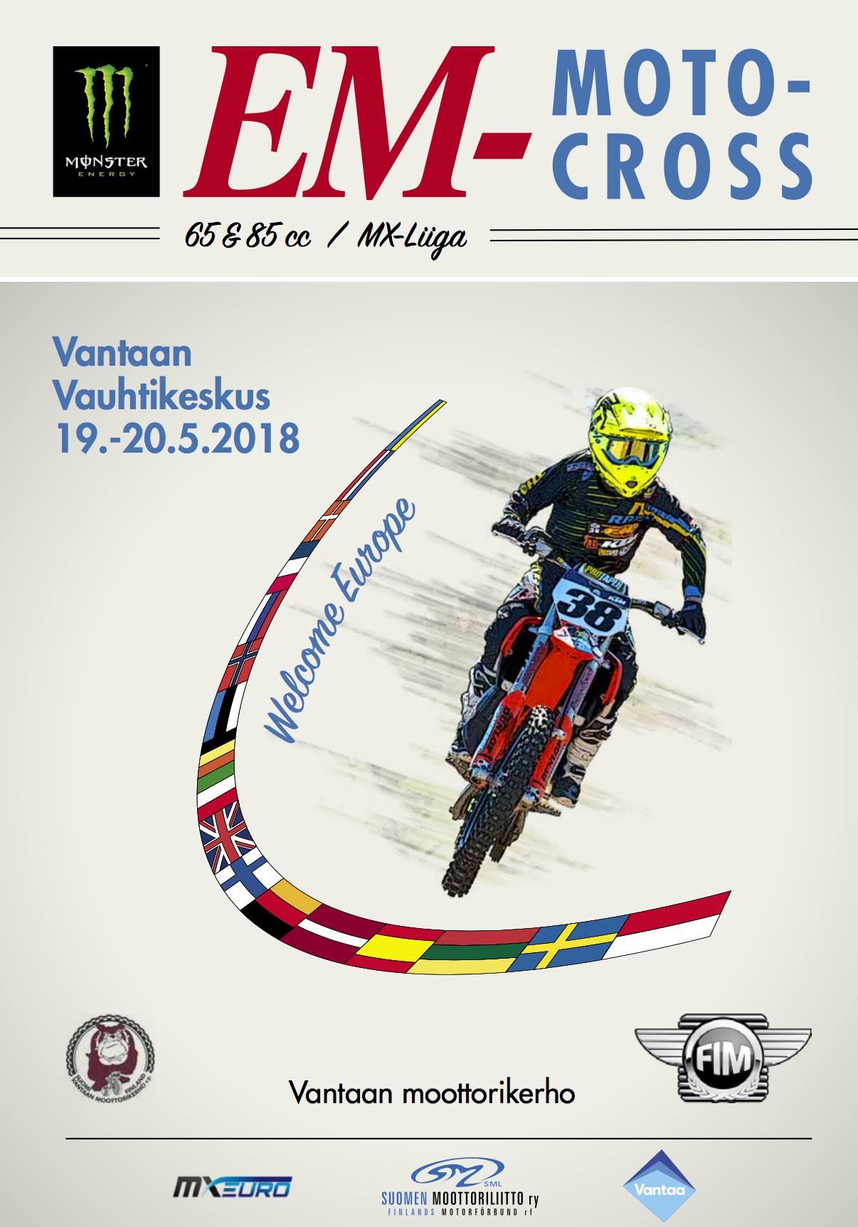 2018 - EM Motocross - Vantaan vauhtikeskus - iso kuva