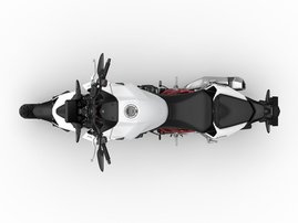 25YM CB750 Hornet Mat Pearl Glare White RHS 010