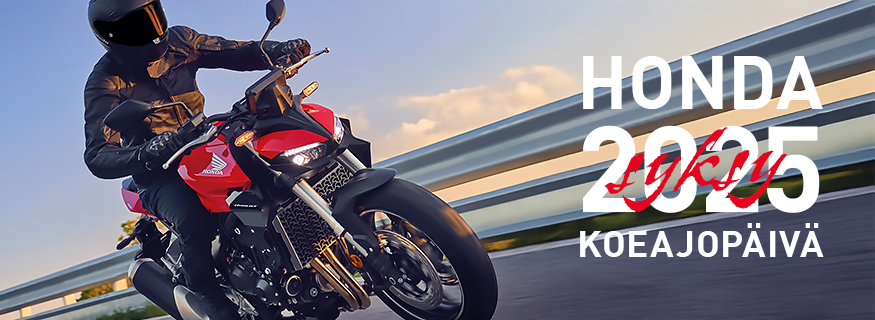 25YM - Honda koeajopäivä - CB1000 Hornet - syksy 